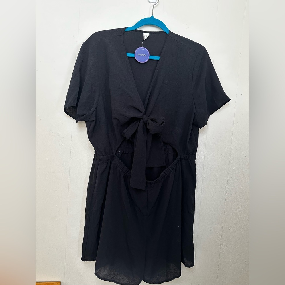 Never Worn Black Romper - XXL
